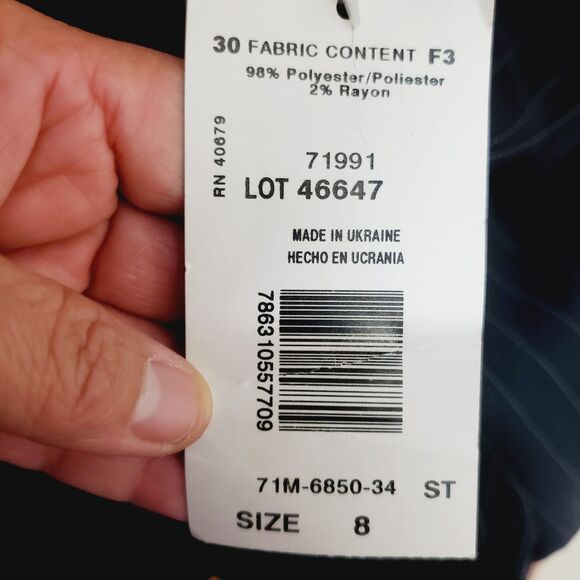 Harve Benard by Bernard Holtzman Pants Womens Size 8 NWT - Picture 6 of 7